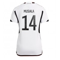 Zenski Nogometni Dres Njemačka Jamal Musiala #14 Domaci SP 2022 Kratak Rukav